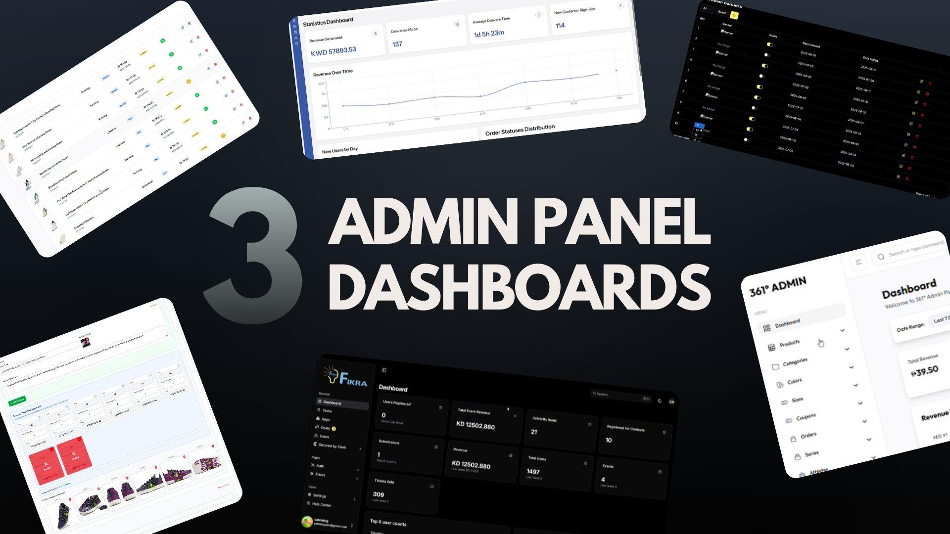 Advanced Admin Dashboards